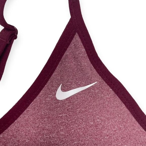 Nike Burgundy Sports Bra - Picture 3 of 5